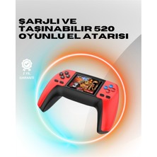 Sh Ticaret P5 Mini Oyun Konsolu – Tak-Çalıştır, 520 Hazır Oyun, Portatif Kullanım