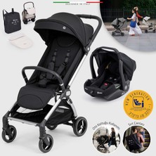 Elele Pilota Premium Kabin Tipi Travel Sistem Bebek Arabası Siyah