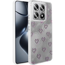 Zore 14T Pro Kılıf Kamera Korumalı Figürlü Zprb Ponti Silikon Kapak - Beyaz