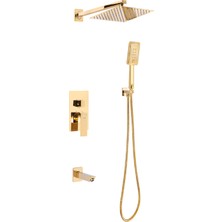 Penta 4449 Ankastre Banyo ve Duş Sistemi (Gold) (Square)