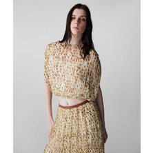 İpekyol Desenli Şifon Bluz IS1260006070003