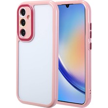 Ceponya Galaxy A34 Kılıf Kamera Korumalı Renkli Kenar ve Çerçeve Tasarımlı Ahenk Kapak