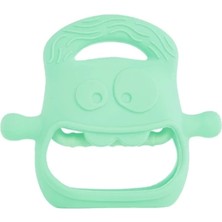 Shoplet Buğz Açık Yeşil Bebek Silikon Diş Kaşıyıcı