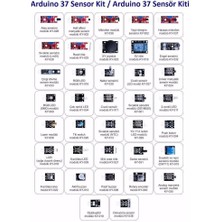 China Arduino Uyumlu Sensör Modül Seti Sensor Kit 37 Parça Karton Kutulu