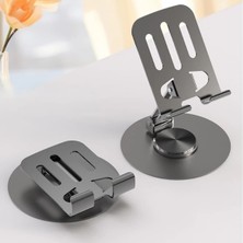Shoplet Buğz Dönebilir ve Katlanabilir Masaüstü Metal Telefon Tutucu