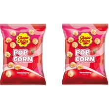 Chupa Chups Pop Corn Strawberry - Çilek Aromalı Patlamış Mısır 90 gr (2 Adet)