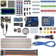 Voltaj Arduino Uno R3 Full Başlangıç Seti Kutulu 145 Parça 310 Adet Set