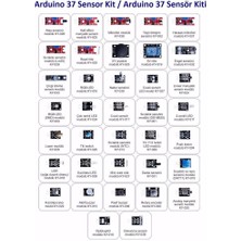 China Arduino Uyumlu Sensör Modül Seti-Sensor Kit 37 Parça Plastik Kutulu