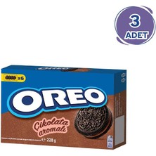 Oreo Bisküvi Çikolatalı 228GR - 3 Paket