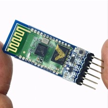 China HC05 Bluetooth Serial Modül Kartı 6 Pin Çıkışlı
