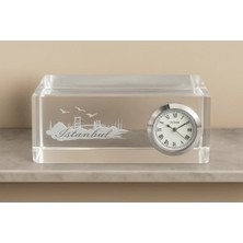 Shoplet Buğz Istanbul Tasarımlı Kristal Saatli Biblo