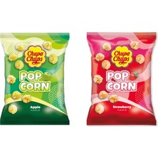 Chupa Chups Pop Corn Elma ve Çilek Aromalı Patlamış Mısır Tadım Paketi