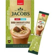 Jacobs Dubai Chocolate Style Cappuccino 19,5 G Kutu (8 Adet)