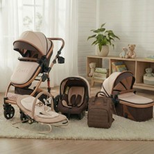 4’ü 1 Arada Travel Sistem Bebek Arabası Seti – Ana Kucağı, Puset, Salıncak & Bakım Çantası