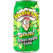 Warheads Sour Green Apple Soda - Ekşi Elma Aromalı Gazlı Içecek 330ML