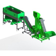 Kadıoğlu SET003 Boş Çürük Ceviz Ayırma Makinesi (Üfleme), Ara Konveyör ve Boylama Makinesi Seti