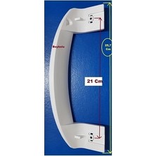 FullYedek Al 355 Ey Altus Uyumlu Kol , Buzdolabı Kapı Kolu Beyaz Renk Buzdolabı Kol