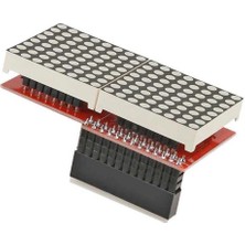 Voltaj Raspberry Pi Dot Nokta Vuruşlu LED Ekran Matrix Modülü