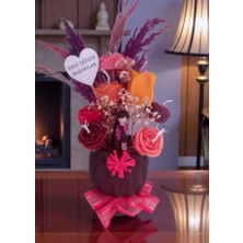 Nadire Tasarım Yeni  Işnde Başarılar Dilerim  Saksıda Mum Dekoratif