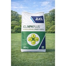 Icl Npkplus 10-20-5+10CAO+2MGO +26SO3 Kontrollü Yavaş Salınımlı Çim ve Bitki Gübresi 40 kg