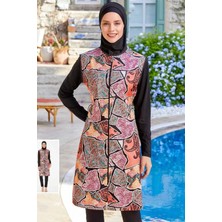 Maresiva Tam Kapalı Jileli Tesettür Mayo 8241 Siyah