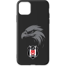 iPhone 11 Pro Uyumlu Beşiktaş Kartal Arma Siyah Silikon Lisanslı Telefon Kılıfı