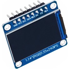 Voltaj 1.14 Inch ST7789V Chip 135×240 Rgb Tft IPS 8 Pin LCD Ekran Modülü