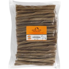 Esca Food Naturel Burgu Kemik 12 cm - 100'LÜ 500 gr Köpek Ödül Maması