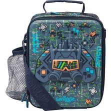 Smiggle Trailblazer Sert Kapaklı Beslenme Çantası Gri – Ezilmez, Isı Yalıtımlı