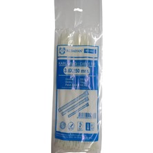 Medalyan Şeffaf Kablo Bağı Kelepçesi Klipsi - 3.6 x 250 mm - 100 Adetlik Paket