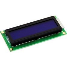 Voltaj 2X16 LCD Ekran Display Aydınlatmalı Mavi-Beyaz