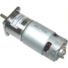 Voltaj KGA42 12V 30RPM 42MM Redüktörlü Flanşlı Uzun Dc Motor