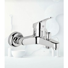 Eska Krom Banyo Duş Musluğu Çeşmesi Bataryası