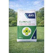 Icl Pkplus 0-21-20+15SO3+17CAO+2MGO Kontrollü Yavaş Salınımlı Çim ve Bitki Gübresi 40 kg