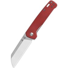 Qsp Penguin V2 | Kırmızı Micarta Sap | Liner Lock | D2 Çelik Çakı | QS130V2-D1