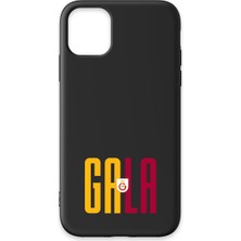 iPhone 11 Uyumlu Galatasaray Gala Siyah Silikon Lisanslı Telefon Kılıfı