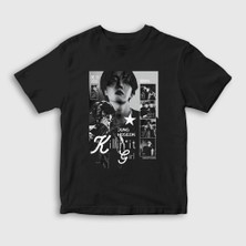 Presmono Unisex Çocuk Siyah Killin It Girl J-Hope Jung Hoseok T-Shirt