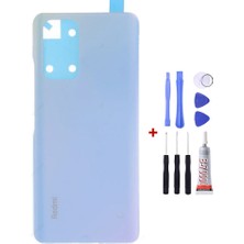 Yedcom Xiaomi Redmi Note 10 Pro Beyaz Arka Cam Kapak Pil Kapağı Tamir Set Beraber