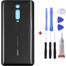 Yedcom Xiaomi Mi 9t Siyah Arka Cam Kapak Pil Kapağı Tamir Set Beraber