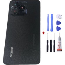 Yedcom Realme C53 Siyah Arka Cam Kapak Pil Kapağı Tamir Set Beraber
