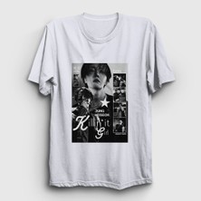 Presmono Unisex Beyaz Killin It Girl J-Hope Jung Hoseok T-Shirt