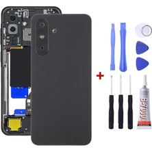 Yedcom Samsung A26 Siyah Uyumlu Arka Cam Kapak Pil Kapağı Tamir Set Beraber