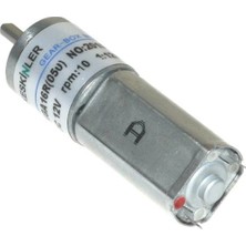 Voltaj KGA16 12V 10RPM 16MM 1:1292 Redüktörlü Dc Motor