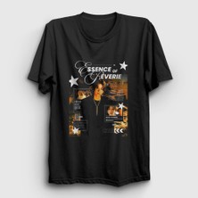Presmono Unisex Siyah Essence Byun Baekhyun Baek Hyun Exo T-Shirt