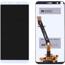 OEM Hwi Uyumlu P Smart 2018 LCD Ekran Or Beyaz Çitasız