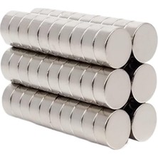 Dünya Magnet 5 Adet 10X5 Yuvarlak Neodyum Mıknatıs Magnet Çap: 1 cm - Kalınlık 5 mm