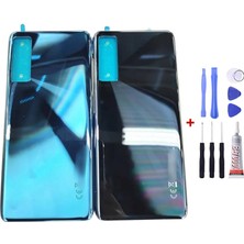 Yedcom Tcl 20L Mavi Arka Cam Kapak Pil Kapağı Tamir Set Beraber