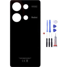 Yedcom Xiaomi Redmi Note 13 Pro 4g Siyah Arka Cam Kapak Pil Kapağı Tamir Set Beraber