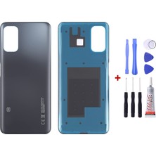 Yedcom Xiaomi Redmi Note 10 5g Siyah Arka Cam Kapak Pil Kapağı Tamir Set Beraber