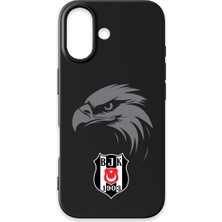 iPhone 17 Uyumlu Beşiktaş Kartal Arma Siyah Silikon Lisanslı Telefon Kılıfı